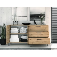 Kumode ar atvilknēm un durvīm NEVIO 13